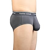 Cerahome Mens Pouch Trunks Separate Big Enhance Underwear Briefs Comfy Mid-Rise Pouch Bikini Brief Boxer Briefs