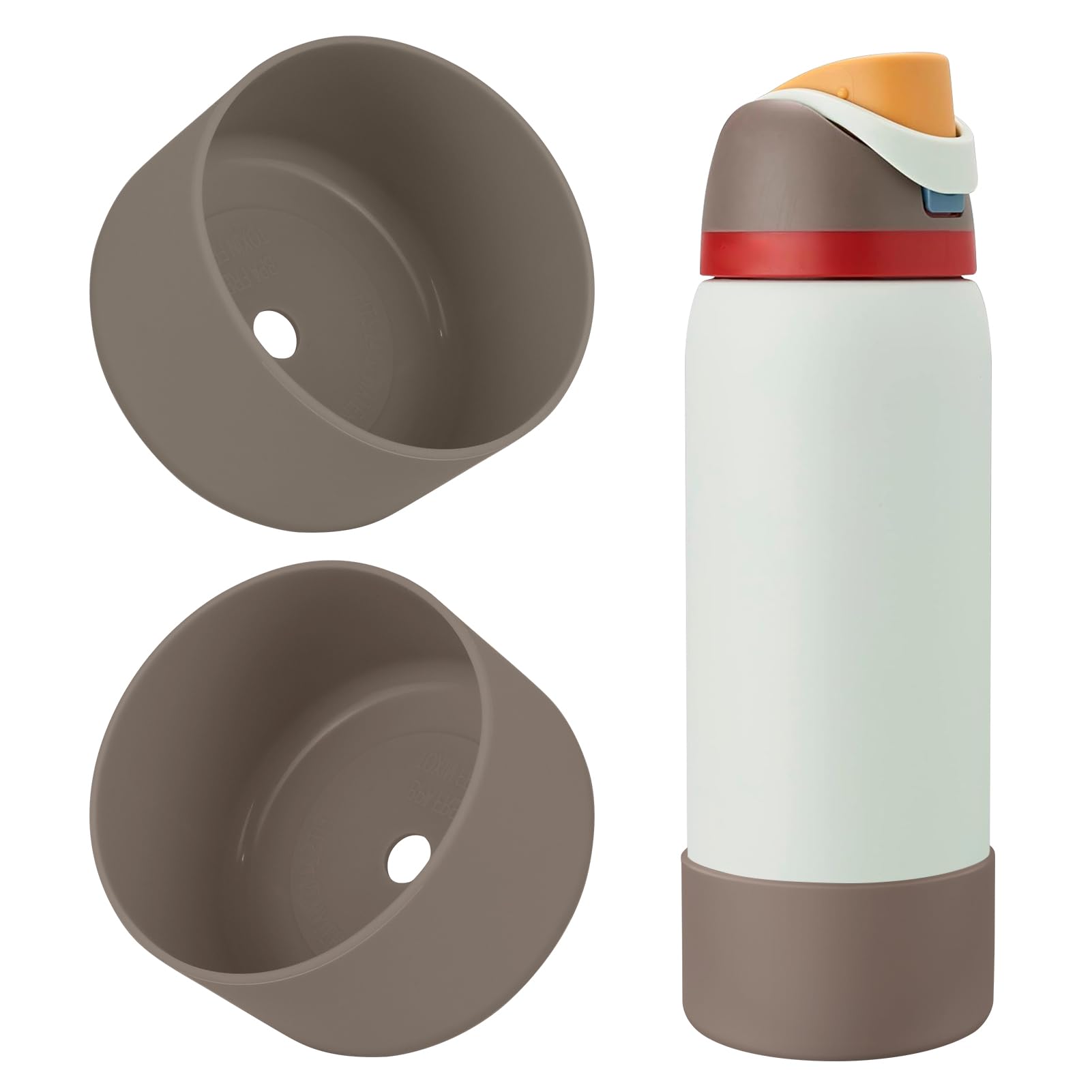 Photo 1 of BKBY 2PCS Silicone Water Bottle Boot, Compatible with Owala 24oz 32oz 40oz, Protective Anti-Scratch & Anti-Dent No Noise Sleeve Cover for FreeSip/Twist/Flip Water Bottles
