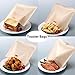 Hontec Non Stick Toaster Bags (6 Pack), Reusable and Heat Resistant, Gluten Free PFOA Free FDA Approved, Perfect for Grilled Cheese Sandwiches Chicken Nuggets Panini & Garlic Toasts