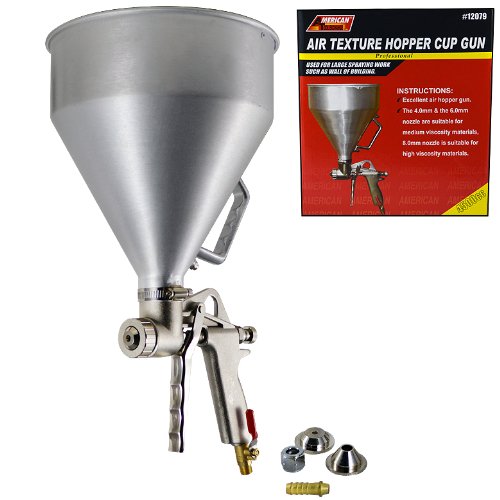 Aluminum Air Texture Drywall Paint Sprayer Hopper Gun