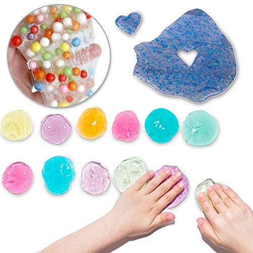 4 Fluffy+Crystal+Containers+Decoration+Glitter