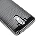 LG G3 D855 D851 Case,Kmall [Brushed Metal Texture] 2in1 Heavy Duty Shockproof High Impact Resistant Durable Full Body [Maximum Drop Protection][Slim Fit] Hybrid Case Skin Cover Shell for LG G3[Gray]
