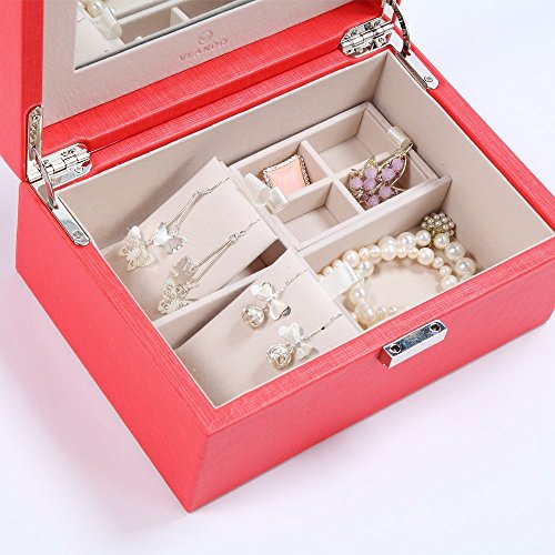 Vlando Pandora Jewelry Box, Jewelry Organizer and Storage （Red） Buy
