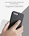 Anker iPhone 8 Plus 7 Plus Silicone Case, KARAPAX Silicone Gel Rubber Shockproof Case Cover with Soft Microfiber Cloth Cushion [Support Wireless Charging] [Slim Fit] for iPhone 8 P/ 7 P - Black