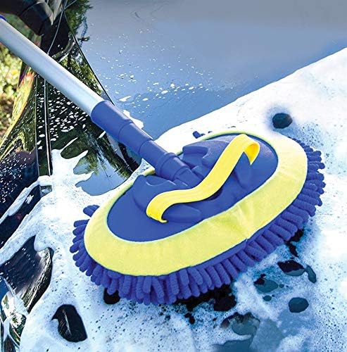 MP Essential Telescopic Extendable Fast Water Flow Washing Brush for Trucks Car Caravan Lorry Van with Chenille Head