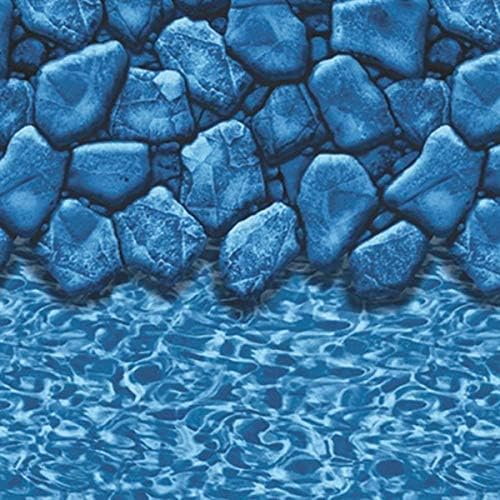 SCP Boulder Tile 20 Thou Oval Pool Liner- 24ft x 12ft x 48-52"