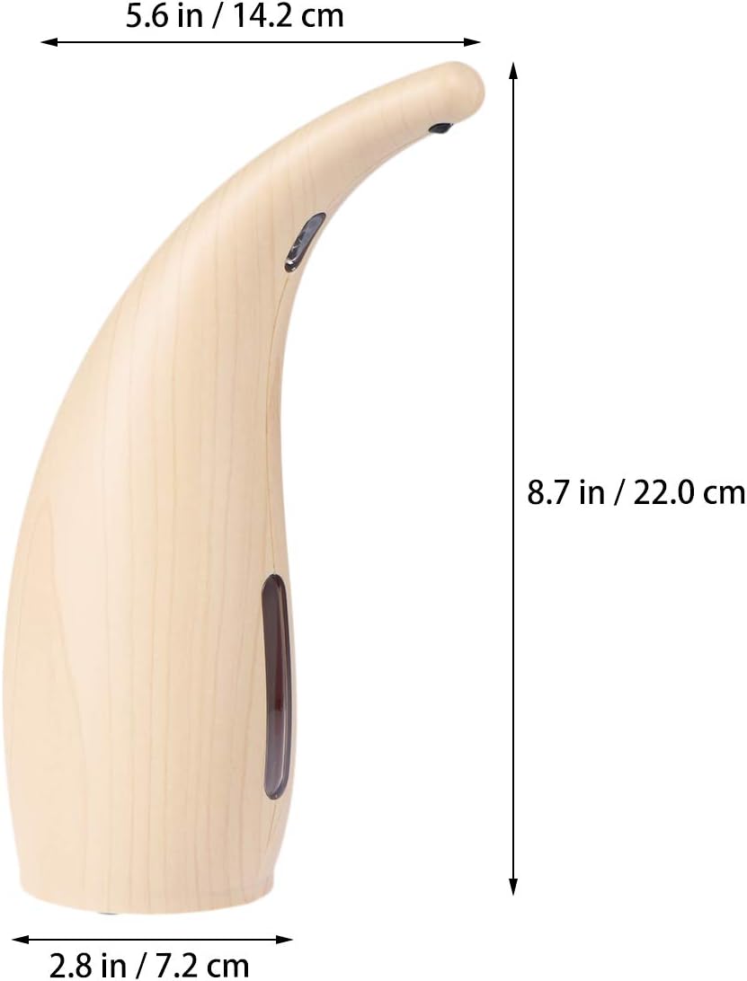 Topbathy Distributeur De Savon En Grain En Bois Distributeur Automatique De Savon En Abs Sans Contact Pour Batterie De Cuisine Et Salle De Bain Distributeurs De Savon Et De Lotion Salle De