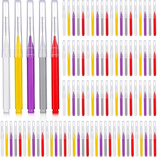 SparkSkies 100 Pieces Braces Brush for Cleaner Interdental Brush