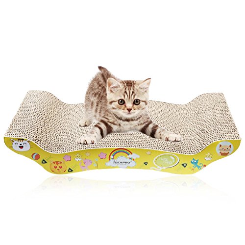 ideapro Cat Scratcher Cardboard Recyclable Corrugated Scratching Pad