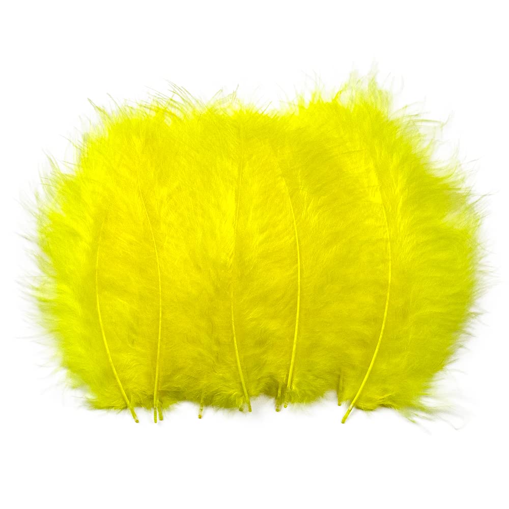 Photo 1 of 100pcs 4-6 Inches Fluffy Turkey Marabou Feathers for Crafts Dreamcatcher Fringe Trim Colored Feathers Accessories Pack
