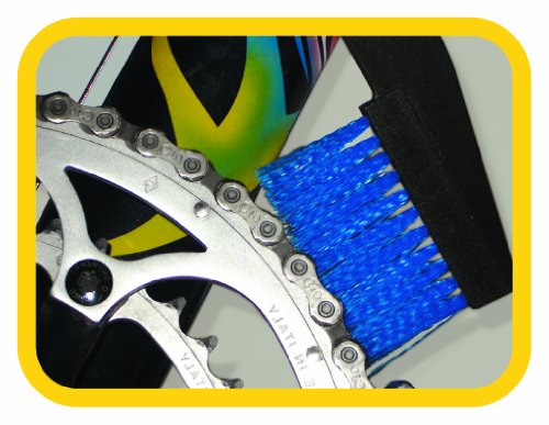 White Lightning Easy Clean Bicycle Chain and Parts Cleaning Brush Kit (2 Piece)