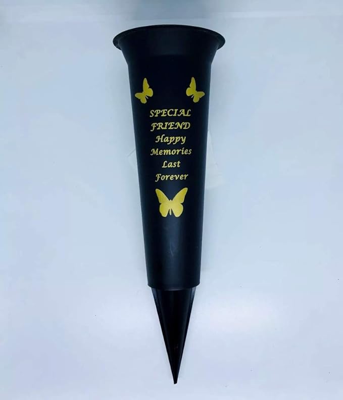 Special Friend Verse Graveside Memorial Grave Spiked Flower Vase