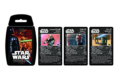 Star wars episodes 1-3 top trumps card game | education…