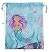 BeeGreen Mermaid Party Supplies Bags for Kids Girls Boys,10 Pack Goody Drawstring Pouch for Party Favors