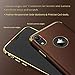 LOHASIC iPhone XR Case, Premium Leather Luxury Thin Slim Soft Flexible TPU Hybrid Bumper Non-Slip Grip Full Body Shockproof Protective Phone Cases Cover Compatible with iPhone XR (2018) 6.1inch -Brown