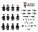 Army Men Minifigures Special Forces Brick Army Men Set of 16 Minifigures Toys Military Army Men Toys War Soldiers Action Figures Tank Motorcycle Plastic Gift Set Weapons Toy Soldier (City Police)