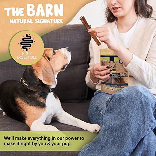 Barn Naturals Bully Sticks 5 Sticks per Bag, 100 Beef Pizzle Pet
