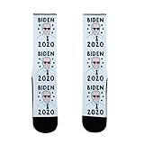 Biden 2020 White US Size 7-13 Socks by LookHUMAN
