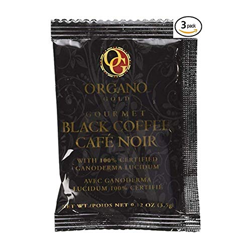 Organo Gold Gourmet Black Ganoderma Coffee (1 Box of 30 Sachets) (3 Pack)