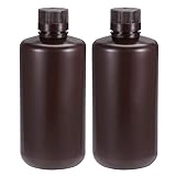 uxcell Plastic Lab Chemical Reagent Bottle