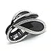 Meilliwish Diamond Butterfly Hair Clip Claw (D14)(Black)