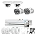 Zmodo 8CH 1080p HDMI Digital NVR Home Security Camera System with 2x Outdoor + 2x Indoor Dome Surveillance Camera 500GB Hard Drive