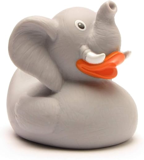 elephant rubber duck