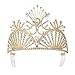 DcZeRong Gold Tiara Gold Crowns Birthday Queen Tiara Crown Gold Pageant Crown Tiara Costume Prom Tiaras Gold Women Tiara Crown Homecoming Queen Tiara Crowns