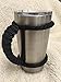 USA Handmade Paracord Yeti Rambler 20 Oz Tumbler Handle, black.