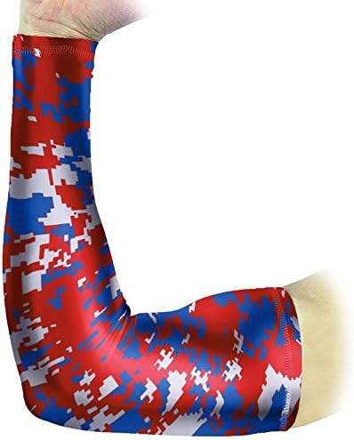 Basketball Shooter Arm Sleeves with Graduated Compression - 2 SLEEVES (Adult & Youth)