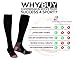 S4S Compression Socks - Best Results and Recovery Formula for Legs Regeneration - For Running, Medical, Flights, Maternity, Shin Splints, Diabetic (Pink, l/xl)