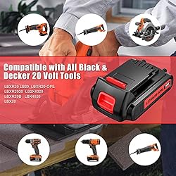 Upgraded 3.8Ah Replace for Black and Decker 20V