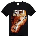 Sport 3D Printing Mens Led Zeppelin Cotton T Shirt Pullover Shirt XXXL