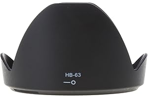 Reversible Lens Hood for HB63 Lightweight and Portable Cover Sun Shade D750 D600 24-85mm F/3.5-4.5G Portable Shade Wideangle 