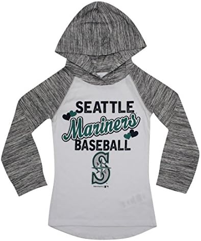 Grand Slam Gear SEA MARINERS Athletic Glitter Hoodie/Sweatshirt Girls S(6/6X) Multicolor