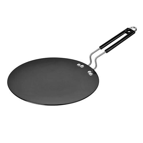 Oman Roti Hard Anodized Roti Tawa – Flat Nonstick Pan for Roti, Chapati, Paratha ...
