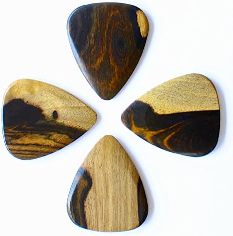 TTMA4 Malay Ebony Pack of Four Guitar Picks