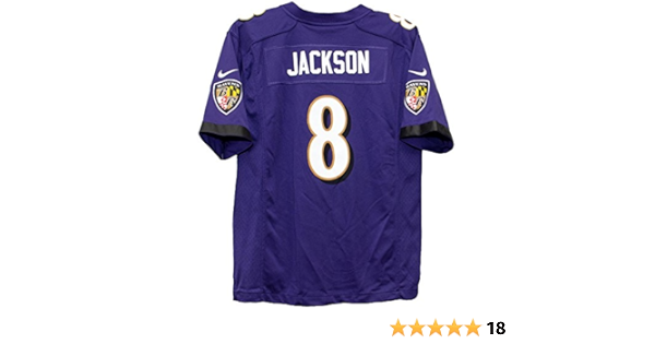 youth medium lamar jackson jersey