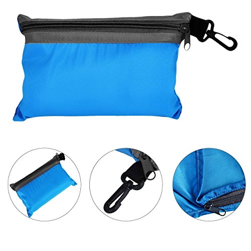 Still Foocc Silk Single Liner Sleeping Bag Camping Travel Mini Sleeping Bag (Sky blue) (sky blue)