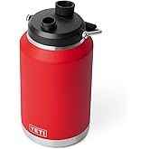 YETI Rambler Gallon Jug 2.0, Vacuum Insulated, Leakproof, Stainless Steel with MagCap, Rescue Red