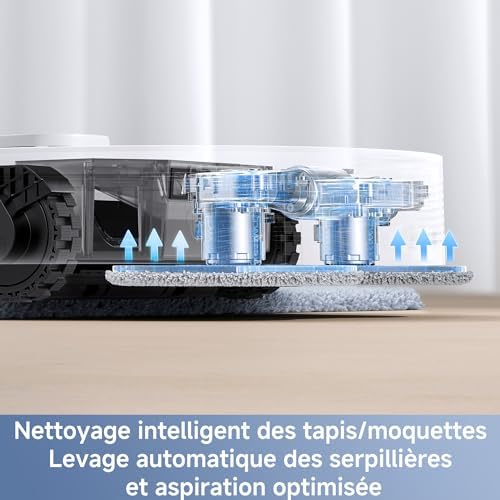 E40 Ultra Robot Aspirateur avec Station d'entretien Automatique