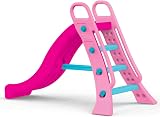 Dolu Big Garden Slide With Water Feature Pink 2 in 1 For Children view 3
