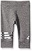 adidas Little Girls' Toddler Active Workout Pant, Gray, 2T