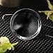 Homestia Cocktail Strainer Fine Mesh Strainer Stainless Steel Professional Bar Tool Conical Food Strainers 3 inch Black