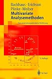 Image de Multivariate Analysemethoden: Eine anwendungsorientierte Einführung (Springer-Lehrbuch) (German Edition)