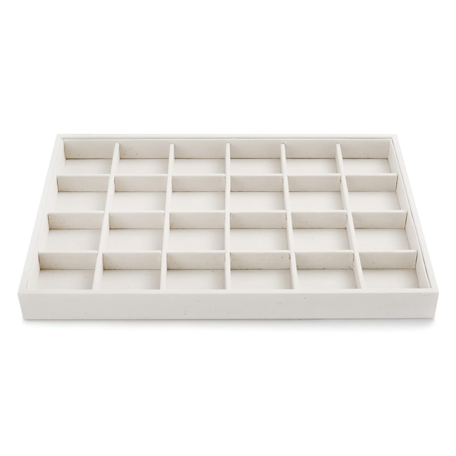 Oirlv Stackable Jewellery Organiser Tray Jewellery Display Tray for Necklace Ring Bracelet Earring Storage and Display