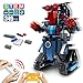 DAZHONG Building Block Robot App Controlled Toy Educational Electric RC Robot Bricks STEM Toys with LED Intelligent Charging Gift for Boys Girls Age of 6,7,8,9-14 Year Old (Blue)