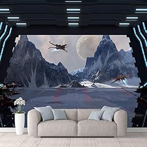Wall Mural Impression of The Future Removable Self-Adhesive Large Wallpaper - 66x96 inches