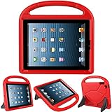 Kids Case for iPad 2 3 4 - TIRIN Shock Proof Convertible Handle Light Weight Durable Super Protective Stand Cover for iPad 4, iPad 3 & iPad 2 2nd 3rd 4th Generation Tablet,Red