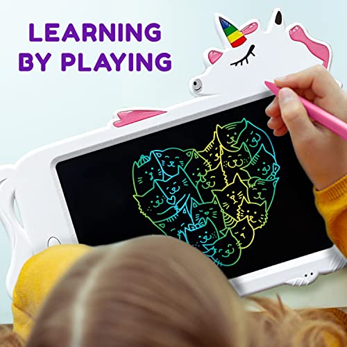 10" LCD Writing Tablet for Kids Drawing Pad Unicorn Toys for Girls